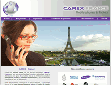 Tablet Screenshot of carexfrance.com